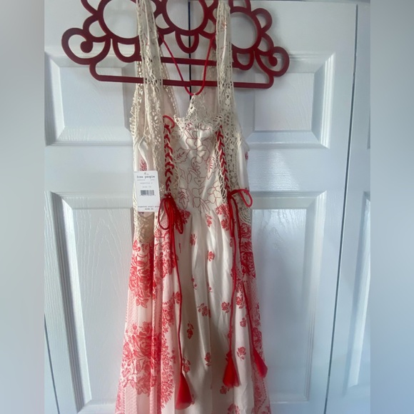 Free People Victorian Love Dress in Magnolia Combo - Picture 2 of 5